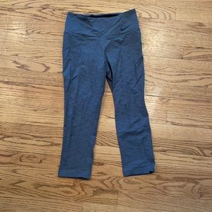 Grey Nike Cropped Leggings